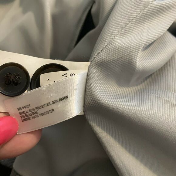 Gap Silver Career Preppy Blazer Sz 10 - Picture 3 of 10